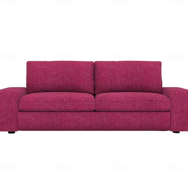 3-Seater Sofa Cover of Solid Color Slipcovers KIVcover LITB PRIME cover