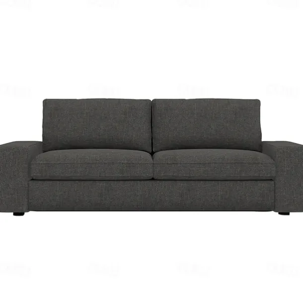 3-Seater Sofa Cover of Solid Color Slipcovers KIVcover LITB PRIME cover