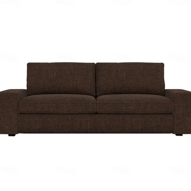 3-Seater Sofa Cover of Solid Color Slipcovers KIVcover LITB PRIME cover