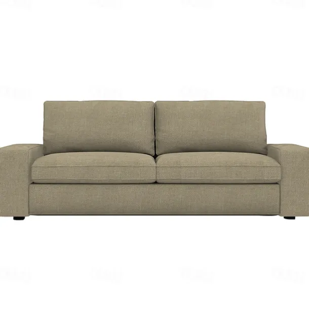 3-Seater Sofa Cover of Solid Color Slipcovers KIVcover LITB PRIME cover