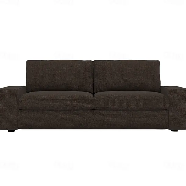 3-Seater Sofa Cover of Solid Color Slipcovers KIVcover LITB PRIME cover