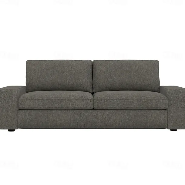 3-Seater Sofa Cover of Solid Color Slipcovers KIVcover LITB PRIME cover