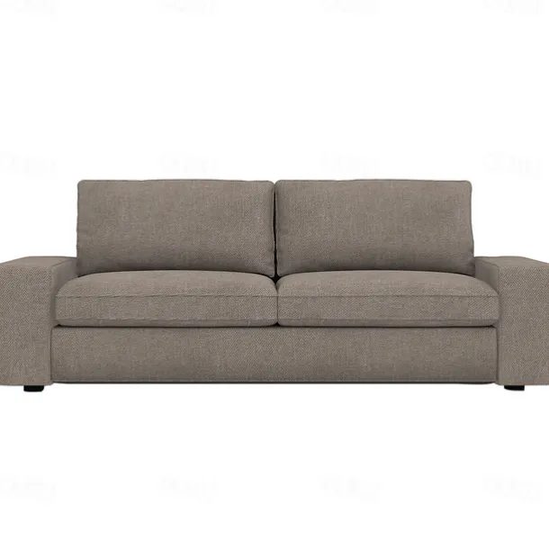 3-Seater Sofa Cover of Solid Color Slipcovers KIVcover LITB PRIME cover