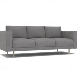 3-Seater Sofa Cover Solid Color Slipcovers NORSBcover LITB PRIME cover