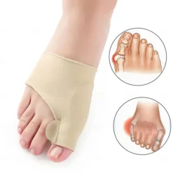 Sebs Foot Protector Foot Care Hallux Valgus Corrector High Elastic Day and Night Toe Splitter Foot Cover with Silicone