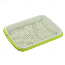 Seed Sprouter Tray, BPA Free PP Soil-Free Big Capacity Healthy Wheatgrass Grower Sprouting Container Kit For Garden Home Office