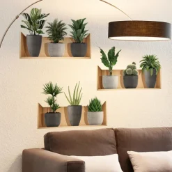 Self-Adhesive 3D Plant Wall Stickers - Waterproof, Dirt-Resistant, Easy Peel-and-Stick Decals for Living Room, Bedroom, Kitchen, and Office - Transform Your Home