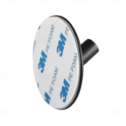 Self-adhesive Round Hooks Durable Stainless Steel Wall Mounted Waterproof Hooks for Bathroom Brushed 4pcs