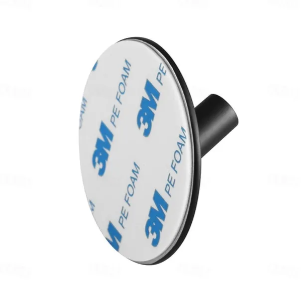 Self-adhesive Round Hooks Durable Stainless Steel Wall Mounted Waterproof Hooks for Bathroom Brushed 4pcs