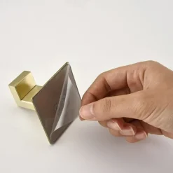 Self-Adhesive Stainless Steel Bathroom Hardware Set - Towel Ring, Toilet Paper Holder, Coat Hook - No-Drill Bathroom Accessories Kit with Adhesive Glue