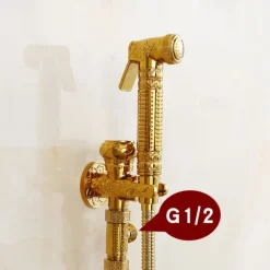 Self-Cleaning Bidet Antique Copper Single Hole Brushed Chrome