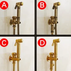 Self-Cleaning Bidet Antique Copper Single Hole Brushed Chrome