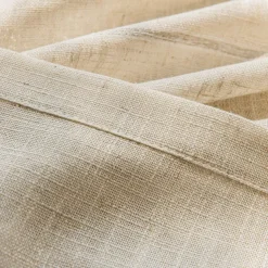 Semi Transparent Screen Curtain One Panel Modern Minimalist Style With Thickened Hemp Cotton Window Screen Living Room Bedroom Dining Room Study Room