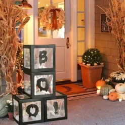 1set Halloween Party Balloon Box Decorations Static Stickers Static Clings for Festive Atmosphere and Memorable Photography