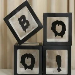 1set Halloween Party Balloon Box Decorations Static Stickers Static Clings for Festive Atmosphere and Memorable Photography