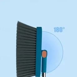 1set/2pcs Broom And Dustpan Set For Home, Upright Dustpan And Broom Combo Set, Sweeping Office Kitchen Wood Floor Pet Hair, Cleaning Supplies For Indoor Housewarming Gift