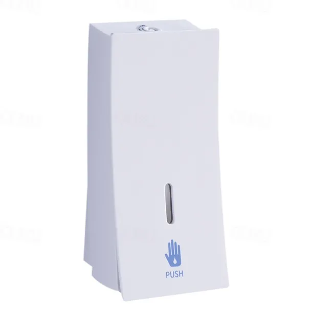 Shampoo Dispenser for Shower,Wall Mount Soap/Shampoo/Lotion Shower Dispenser System Cool Matte Black Constraction ABS 1pc Wall Mounted Push Button Handwash Machine 450ml