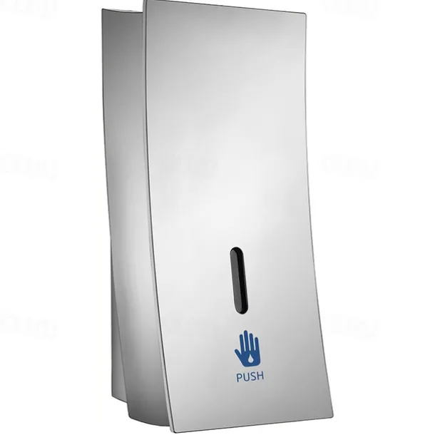 Shampoo Dispenser for Shower,Wall Mount Soap/Shampoo/Lotion Shower Dispenser System Cool Matte Black Constraction ABS 1pc Wall Mounted Push Button Handwash Machine 450ml