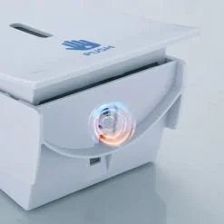 Shampoo Dispenser for Shower,Wall Mount Soap/Shampoo/Lotion Shower Dispenser System Cool Matte Black Constraction ABS 1pc Wall Mounted Push Button Handwash Machine 450ml