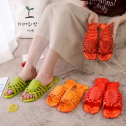 Shark Slippers Creativity Comfort Funny Lobster Slippers Big Size Slippers, Pool, Beach & Shower Shoes Casual Shoes Sandals for Men Women & Kids Summer Sandals