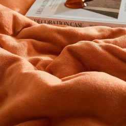 Sherpa Blanket Fleece-Layerd Thick Warm Blanket for Winter Bed Super Soft Fuzzy Flannel Wool Like Reversible Velvet Plush Twin Queen King Weighted Blanket