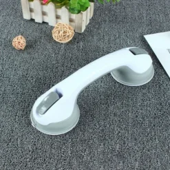 Shower Anti-Slip Grab Bar,Bathroom Strong Vacuum Suction Cup Handle Anti-slip Support Helping Grab Bar for elderly Safety Handrail Bath Shower Grab Bar
