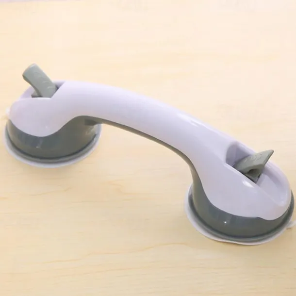 Shower Anti-Slip Grab Bar,Bathroom Strong Vacuum Suction Cup Handle Anti-slip Support Helping Grab Bar for elderly Safety Handrail Bath Shower Grab Bar