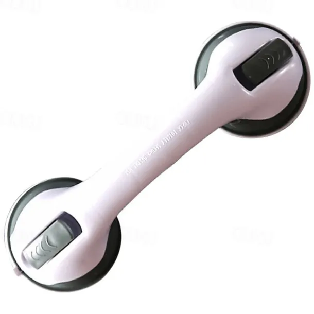 Shower Anti-Slip Grab Bar,Bathroom Strong Vacuum Suction Cup Handle Anti-slip Support Helping Grab Bar for elderly Safety Handrail Bath Shower Grab Bar