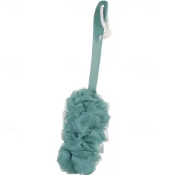 Shower Brush Loofah Sponge With Long Handle Body Back Mesh Scrubber Bath Brush Skin Exfoliating Massage Brush Bath Accessories