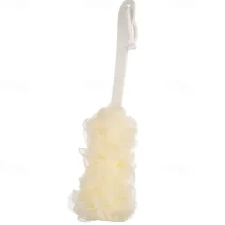 Shower Brush Loofah Sponge With Long Handle Body Back Mesh Scrubber Bath Brush Skin Exfoliating Massage Brush Bath Accessories
