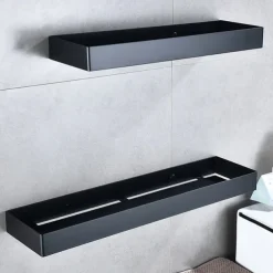 Shower Caddy 304 Stainless Steel Bathroom Shelf,Black New Design Creative Contemporary Modern Bathroom Storage Rack