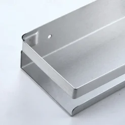 Shower Caddy Bathroom Kitchen Storage Rack Wall Hanging 304 Stainless Steel Storage Rack Bathroom Kitchen Supplies Multifunctional Storage Rack