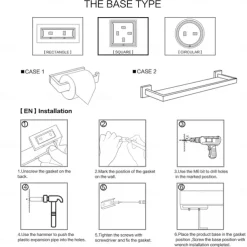 Shower Caddy Bathroom Shelf Adorable Creative Contemporary Modern Stainless Steel Tempered Glass Metal 1PC - Bathroom Wall Mounted