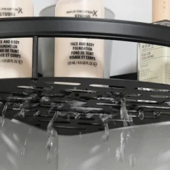 Shower Caddy Corner Shower Caddy,Triangle Towel Shower Storage Rack Corner Shelves Wall Mounted Shampoo Holder No Drill Adhesive Bathroom Shelf Organizer