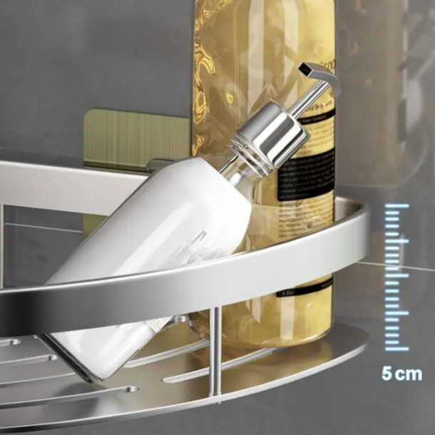 Shower Caddy Corner Shower Caddy,Triangle Towel Shower Storage Rack Corner Shelves Wall Mounted Shampoo Holder No Drill Adhesive Bathroom Shelf Organizer