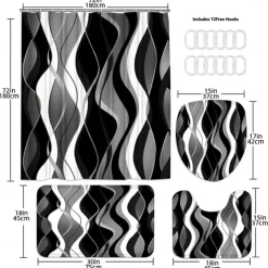 Shower Curtain 180cm*180cm(70