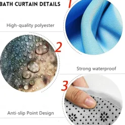 Shower Curtain 180cm*180cm(70