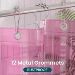 Shower Curtain Liner, Plastic Shower Liner PEVA 183cm*183cm 72x72