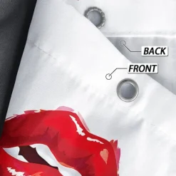 Shower Curtain with 12 Hooks 180cm*180cm(70