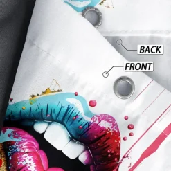 Shower Curtain with 12 Hooks 180cm*180cm(70