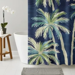 Shower Curtain with Hooks 180cm*180cm(70