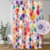 Shower Curtain with Hooks 180cm*180cm(70"*70") Polyester Washable Waterproof Pattern Bathroom Bathtub Decor Flower Abstract