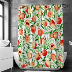 Shower Curtain with Hooks 180cm*180cm(70