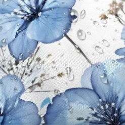 Shower Curtain with Hooks 180cm*180cm(70