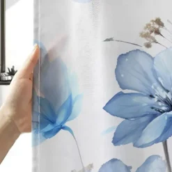 Shower Curtain with Hooks 180cm*180cm(70