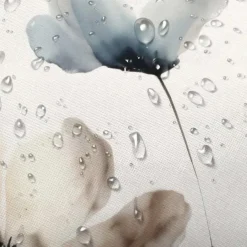 Shower Curtain with Hooks 180cm*180cm(70