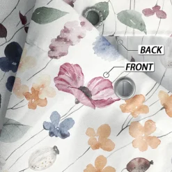 Shower Curtain with Hooks 180cm*180cm(70