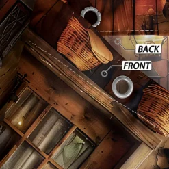 Shower Curtain with Hooks 180cm*180cm(70