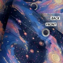 Shower Curtain with Hooks 180cm*180cm(70