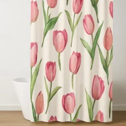 Shower Curtain with Hooks 180cm*180cm(70
